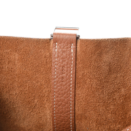 Hermes Taurillon Clemence Picotin Lock 26 GM Gold 10 of 14