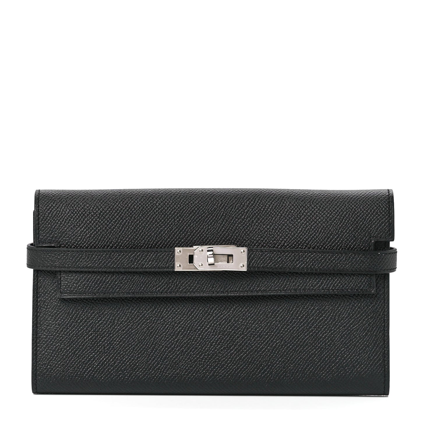 Epsom Kelly Longue Wallet Black