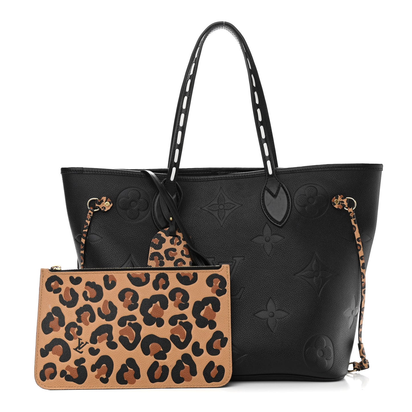 Empreinte Monogram Giant Wild At Heart Neverfull MM Black