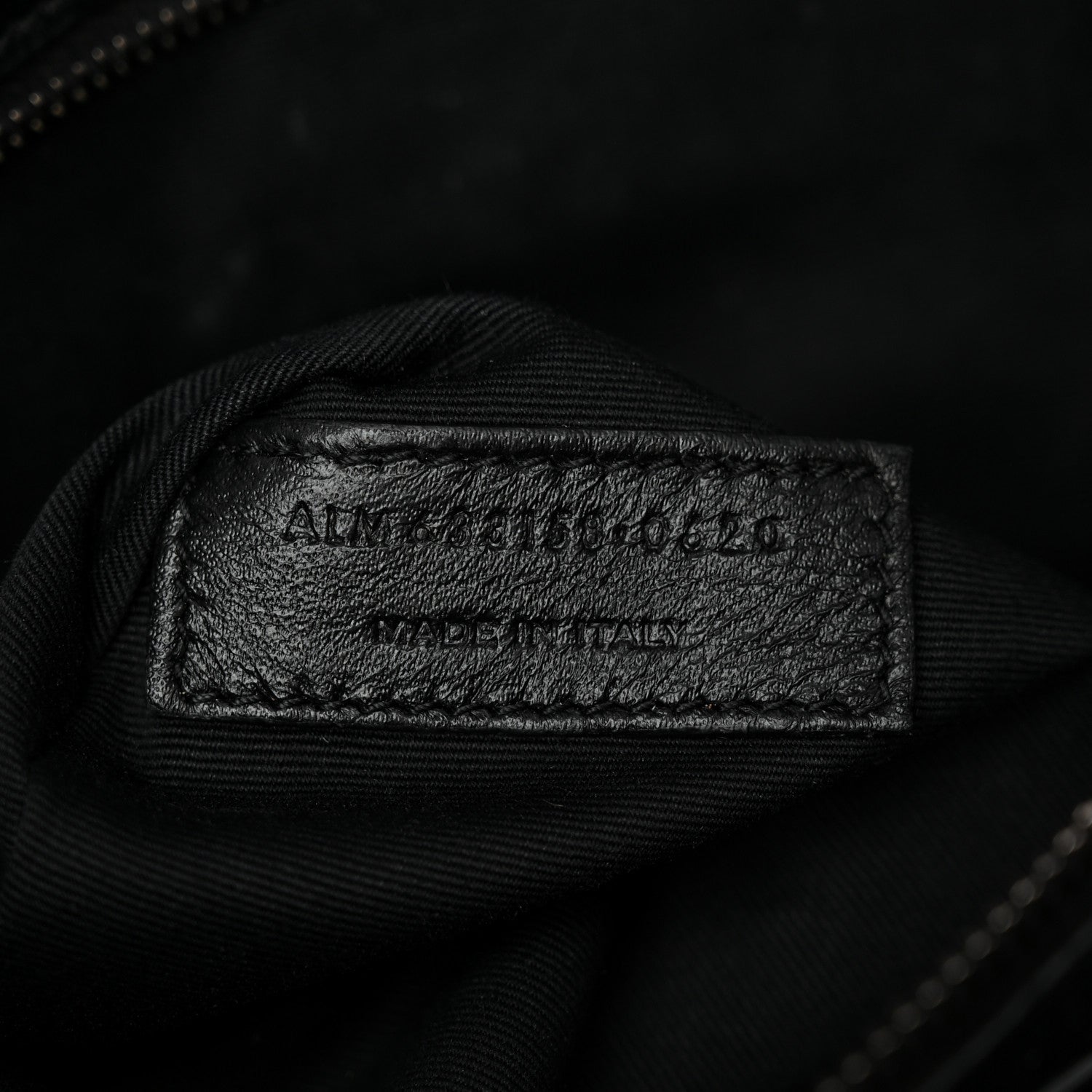 Saint Laurent Crinkled Calfskin Matelasse Monogram Medium Niki Chain Satchel Black Black 7 of 12