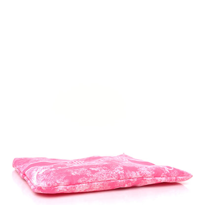 Christian Dior Embroidered Toile De Jouy Diortravel Zipped Pouch Pink 4 of 9