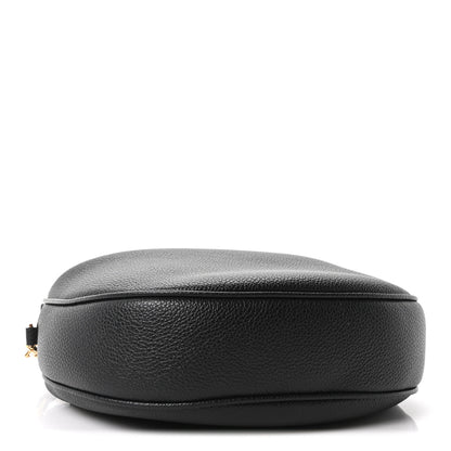Celine Supple Grained Calfskin Teen Lulu Shoulder Bag Black 4 of 9