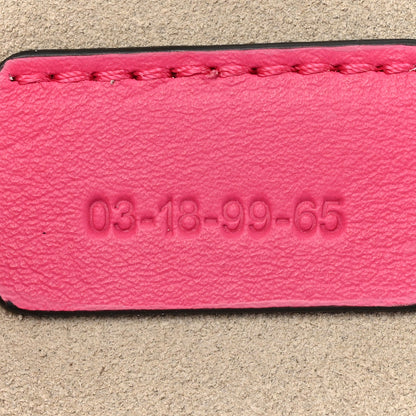 Chloe Suede Calfskin Mini Faye Bracelet Bag Fuchsia Rose 7 of 14