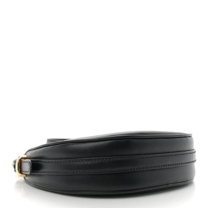 Prada Soft Calfskin Arque Shoulder Bag Black 4 of 11