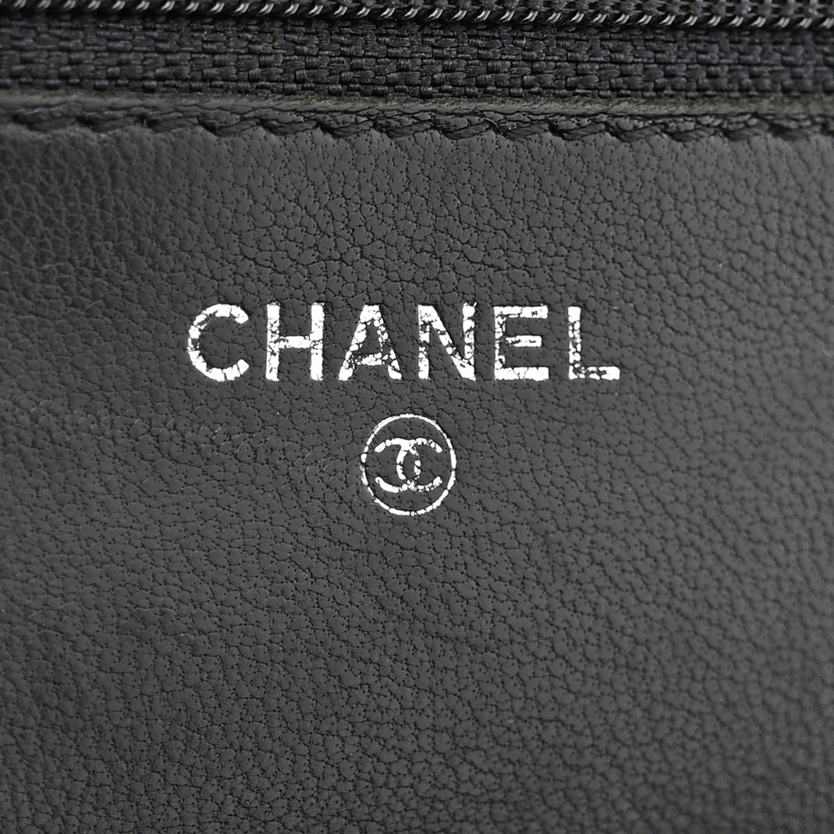 Chanel Lambskin Timeless CC Wallet On Chain WOC Black 6 of 14