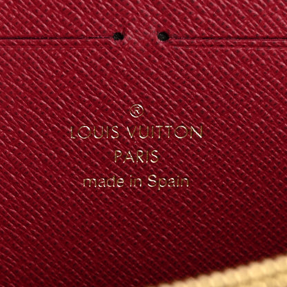 Louis Vuitton Monogram Clemence Wallet Fuchsia 6 of 10