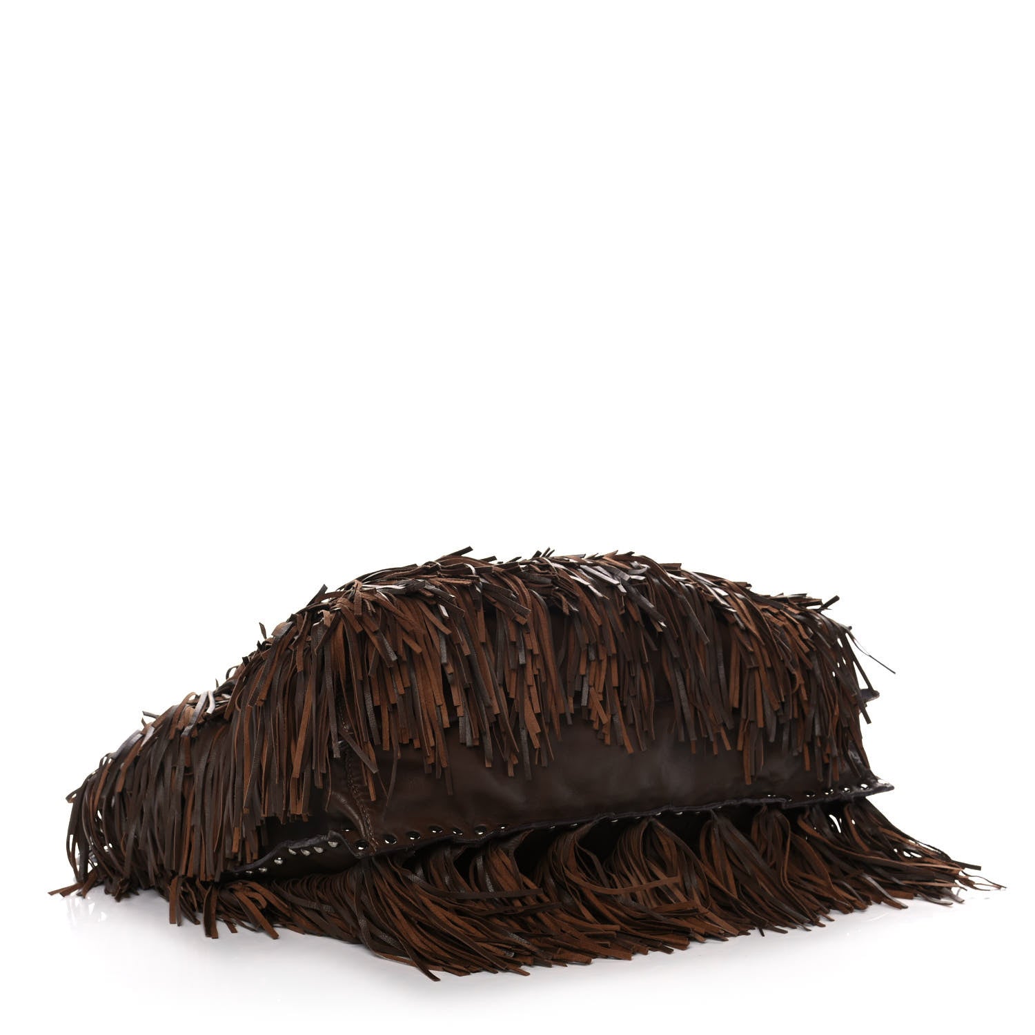 Prada Nappa Fringe Shopping Tote Noce 4 of 12