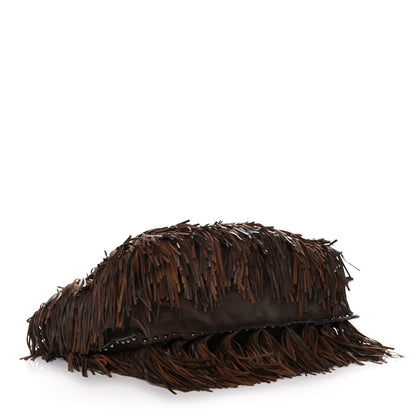 Prada Nappa Fringe Shopping Tote Noce 4 of 12