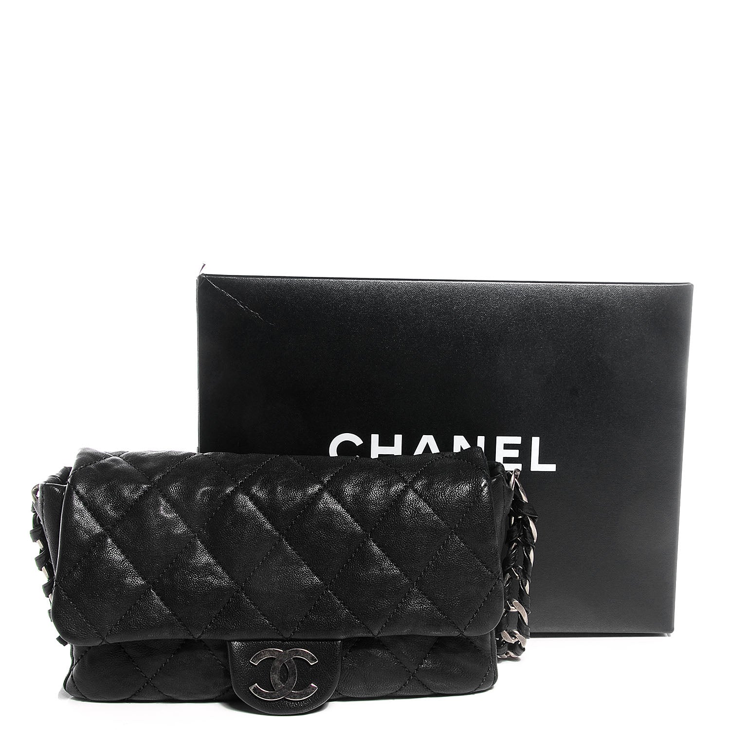 Chanel Calfskin Modern Chain Flap Black 5 of 8