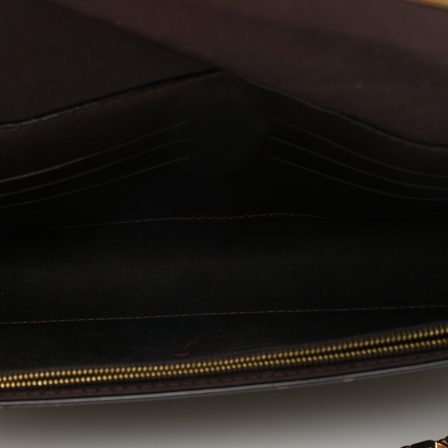 Louis Vuitton Vernis Anam Clutch Amarante 5 of 9