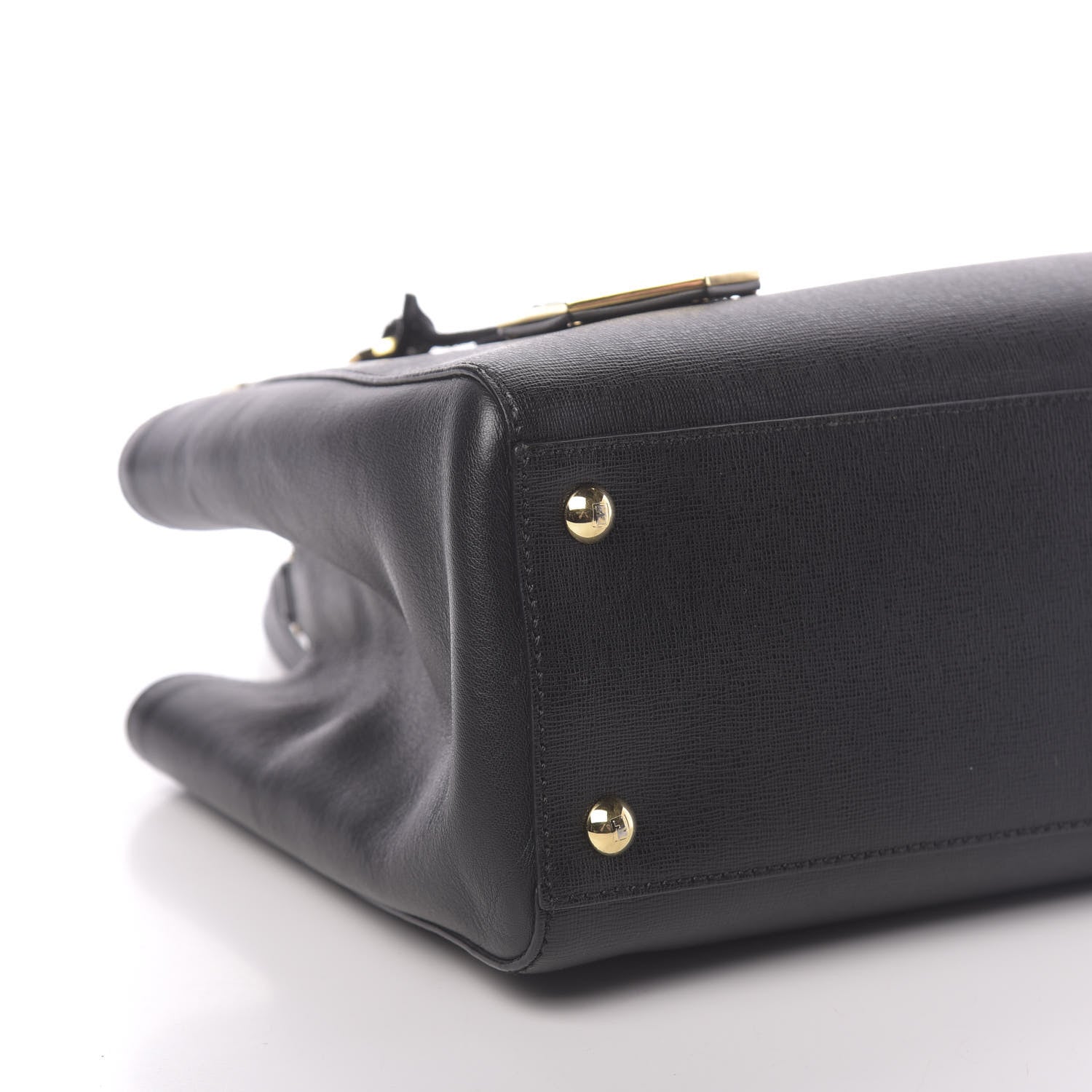 Fendi Vitello Elite Petite 2Jours Tote Black 7 of 10