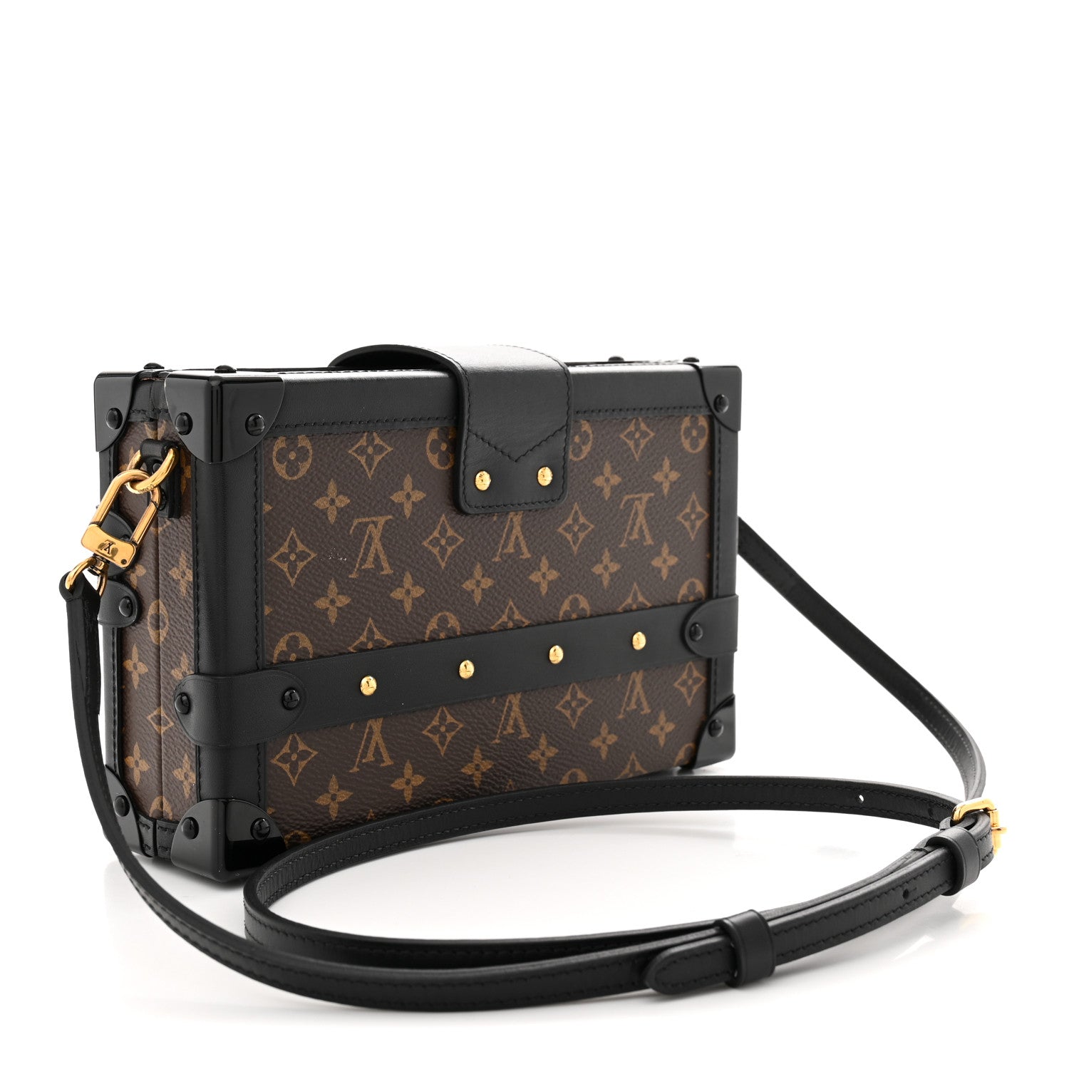 Louis Vuitton Monogram Petite Malle Black 3 of 12