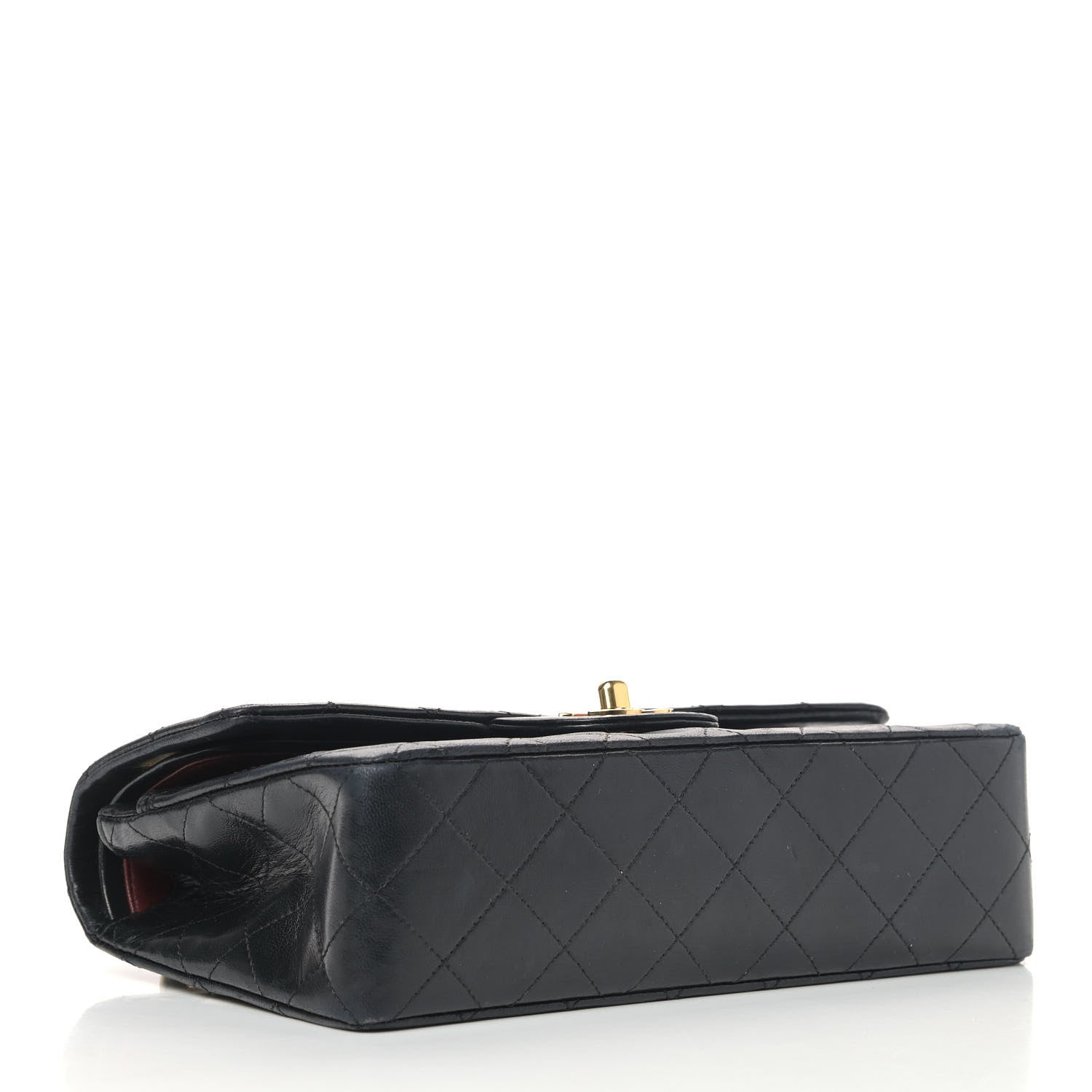 Chanel Lambskin Quilted Small Double Flap Black 3 of 5