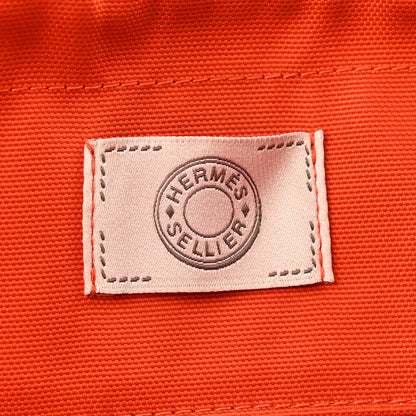 Hermes Toile Sac De Pansage Groom Bleu Navy Feu 7 of 13