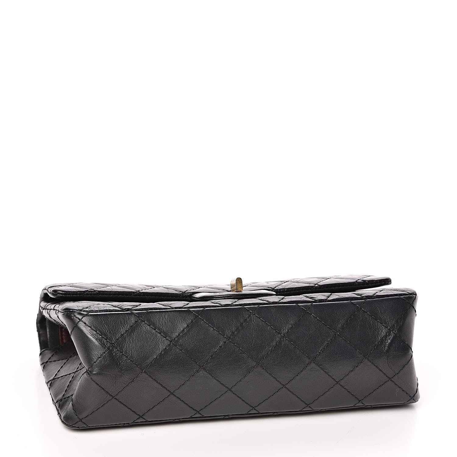 Chanel Aged Calfskin Quilted 2.55 Reissue 225 Flap Black 4 of 14