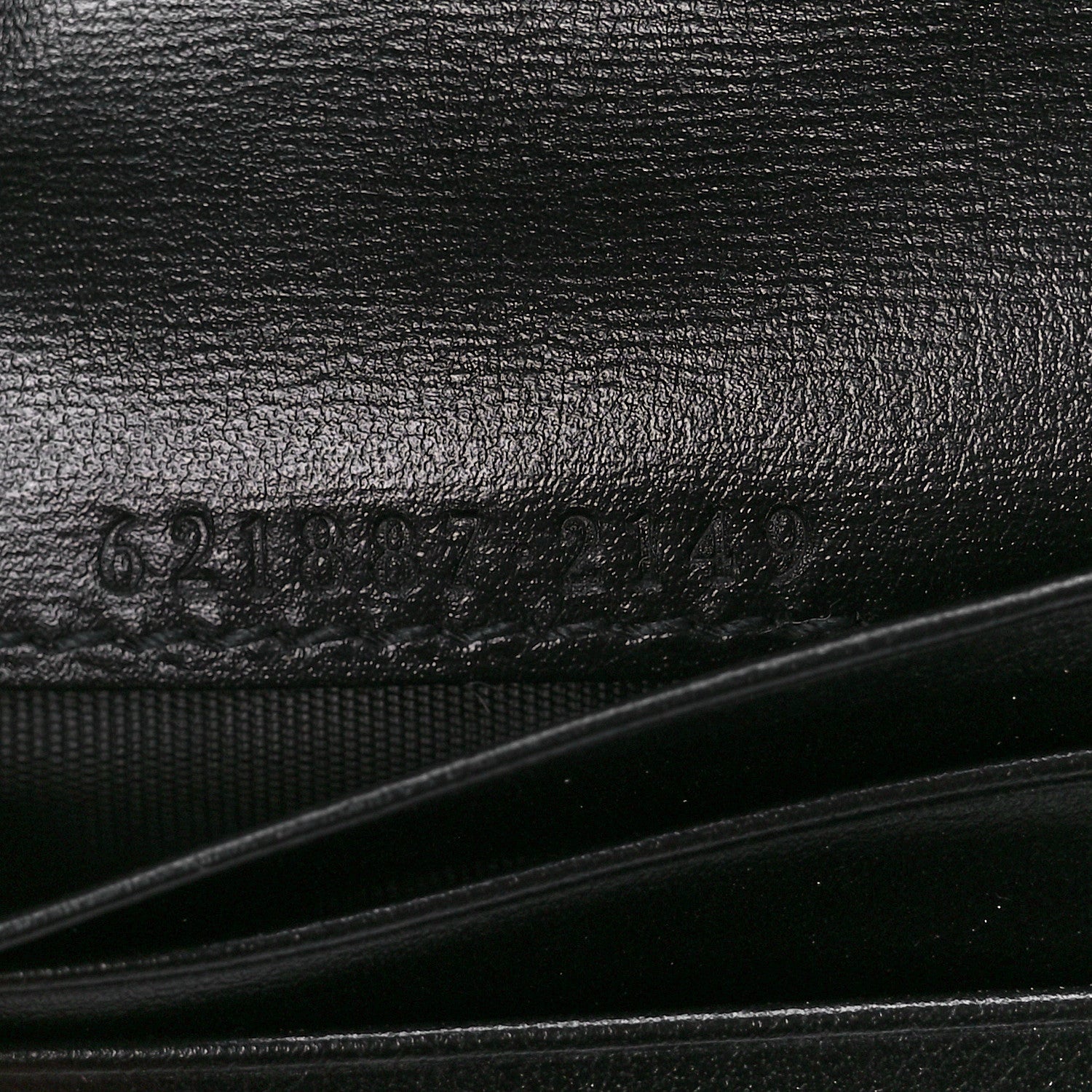 Gucci Boarded Plutone Calfskin Horsebit 1955 Card Case Wallet Black 8 of 12