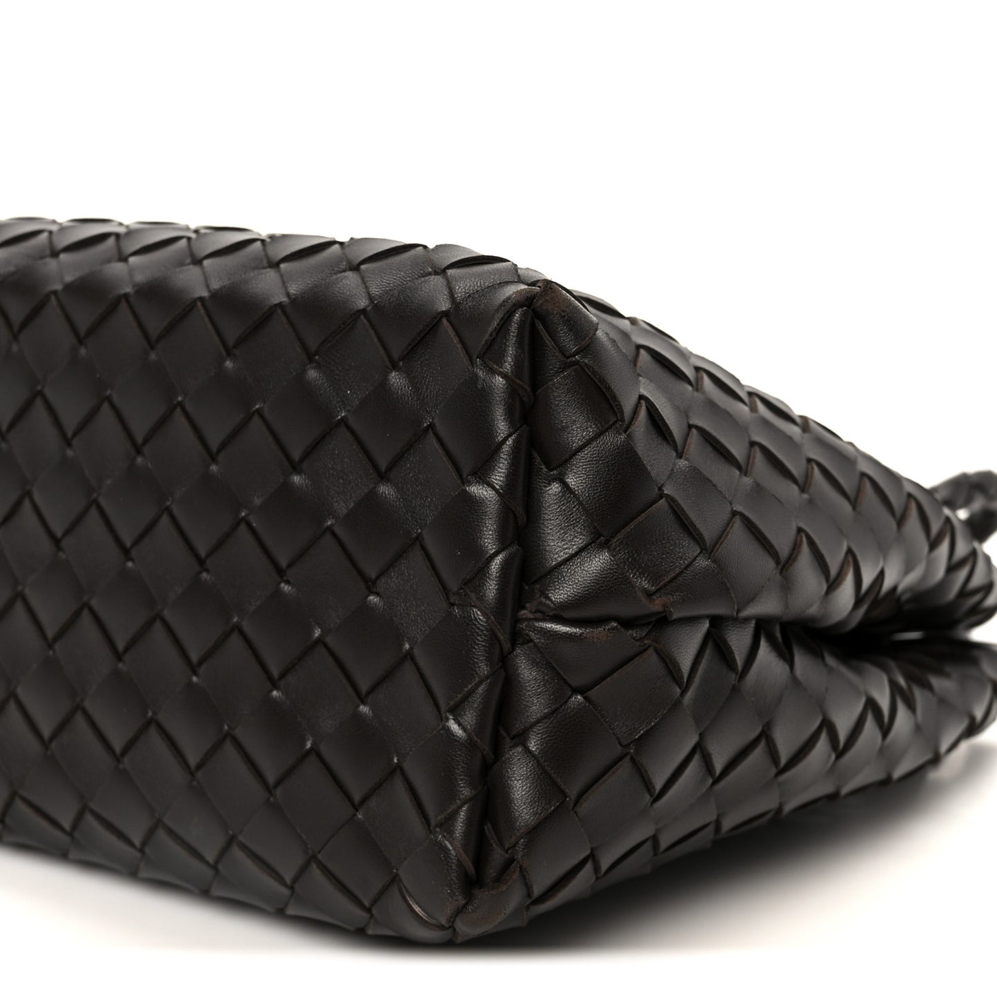 Nappa Intrecciato Medium Andiamo Shoulder Bag Fondant