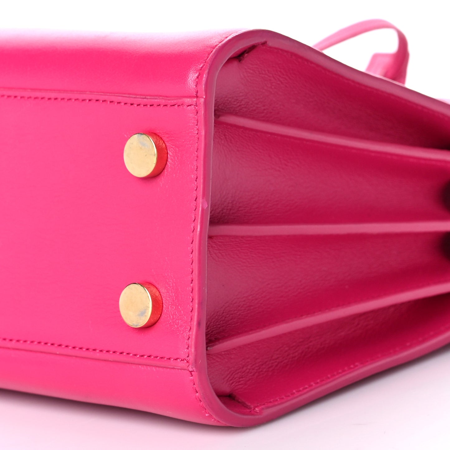 Calfskin Nano Sac De Jour Lipstick Fuchsia
