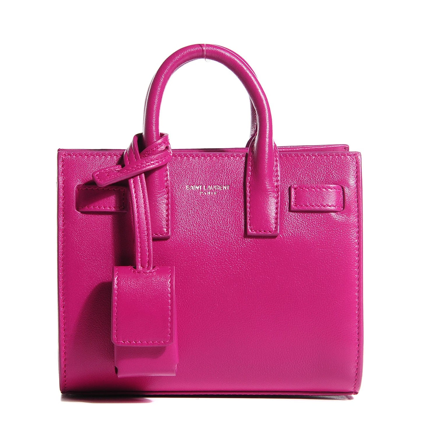 Calfskin Toy Sac De Jour Electric Pink