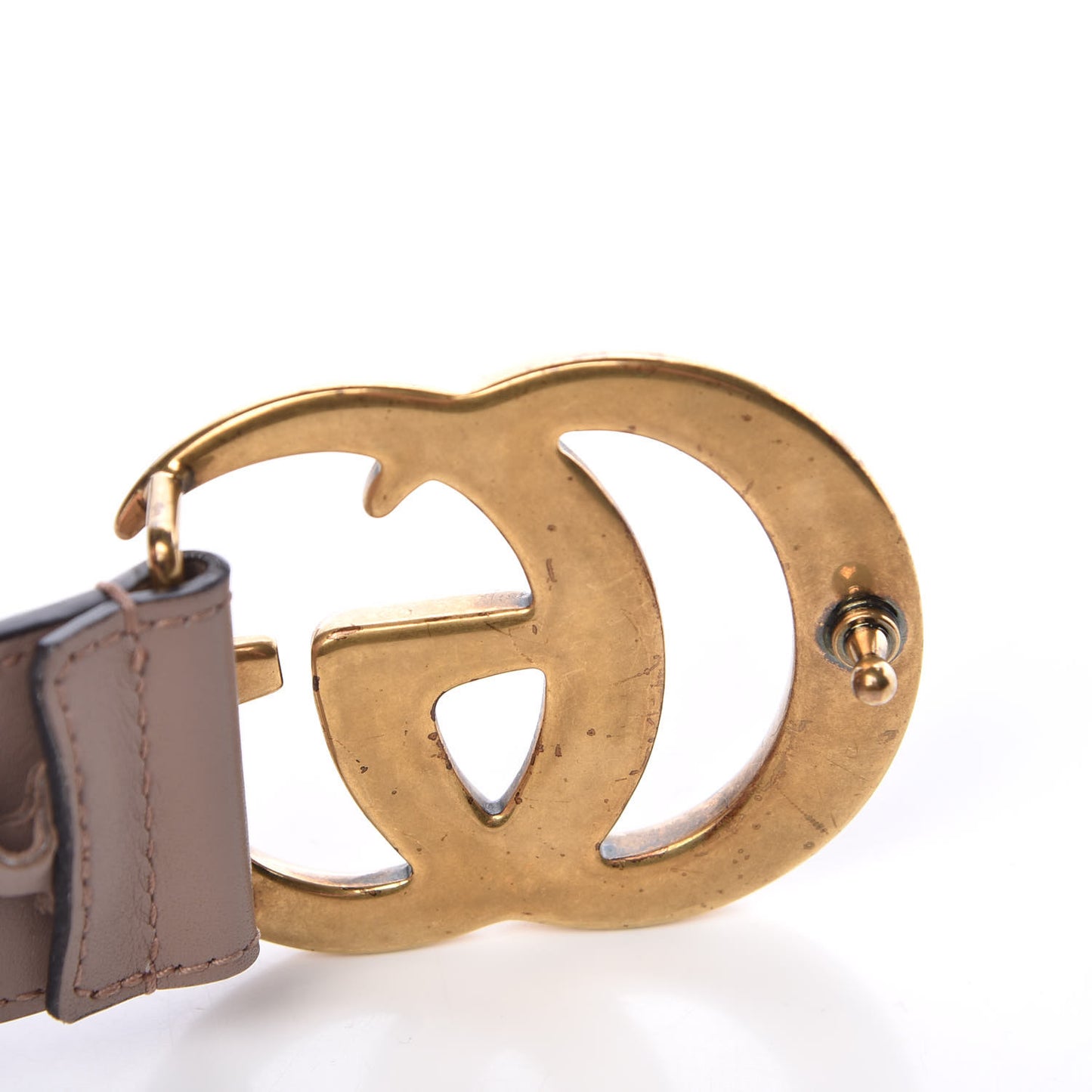 Calfskin Double G 40mm Belt 95 38 Porcelain Rose