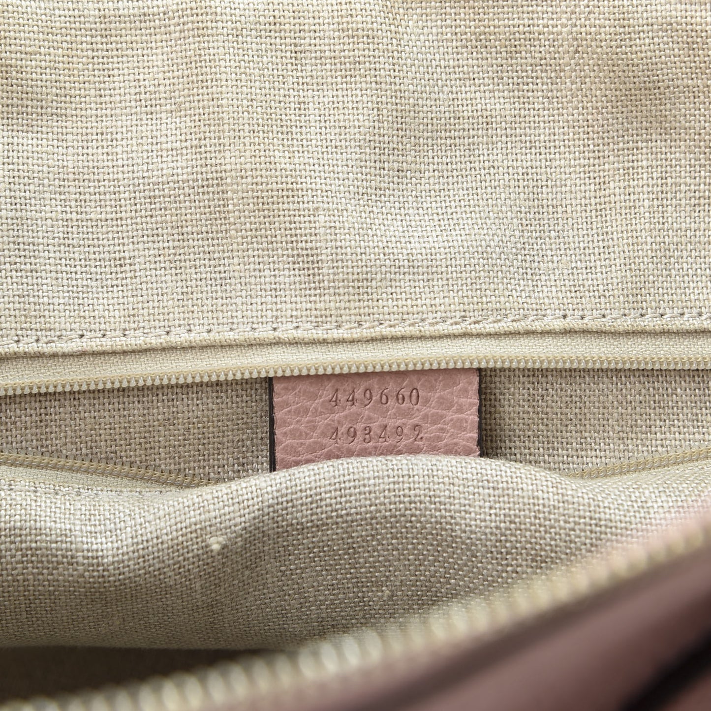 Dollar Calfskin Large GG Charm Dome Satchel Tote Soft Pink
