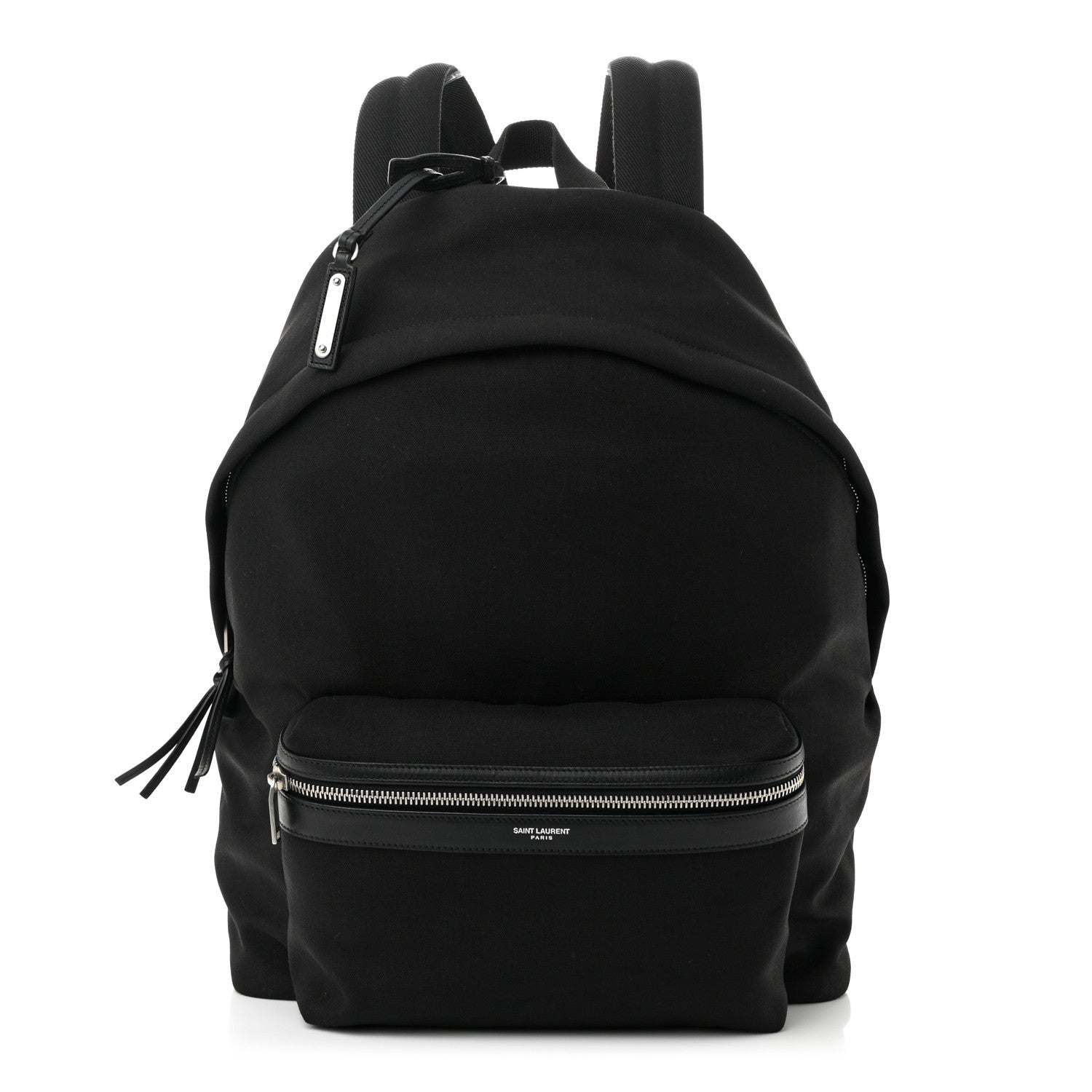 Saint Laurent Canvas City Backpack Black 1 of 10