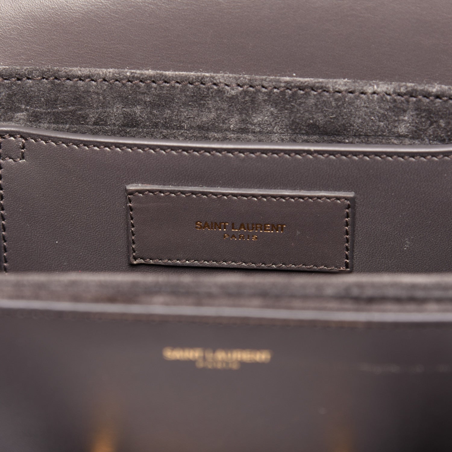 Saint Laurent Calfskin Small Classic Lulu Bag Gray 7 of 11