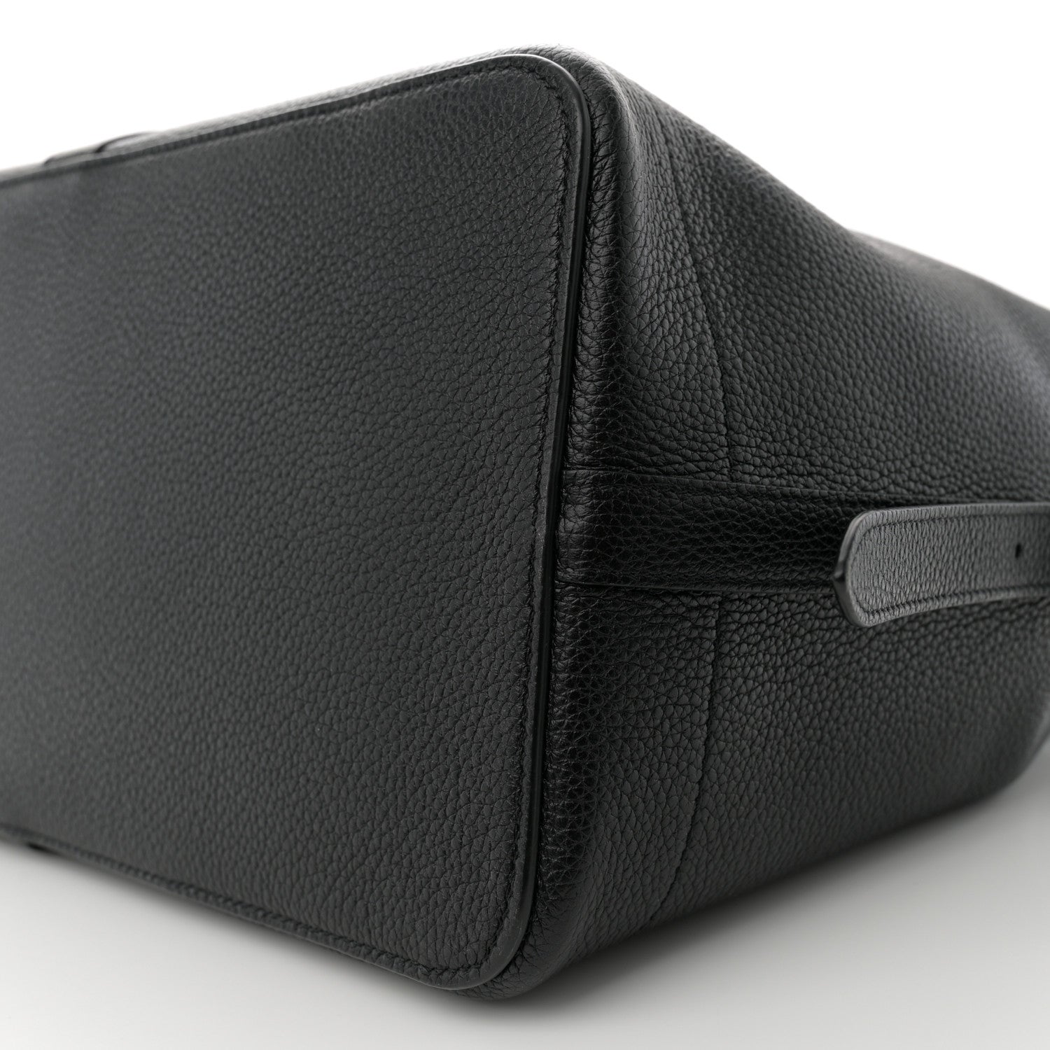 Celine Grained Calfskin Medium Cabas De France Black 10 of 11