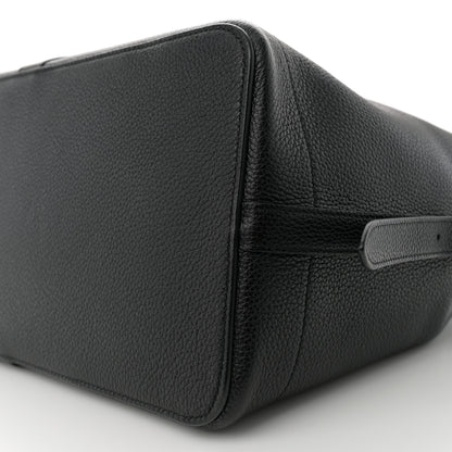 Celine Grained Calfskin Medium Cabas De France Black 10 of 11