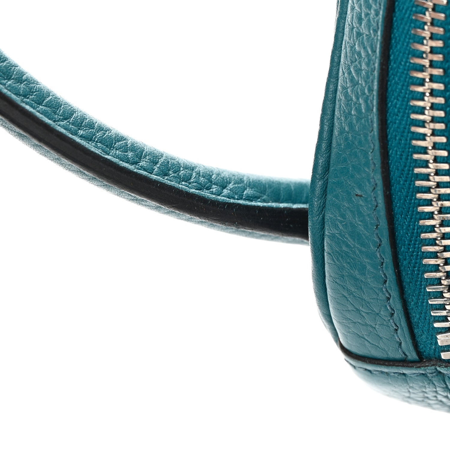 Hermes Taurillon Clemence Lindy 30 Bleu Paon 17 of 19
