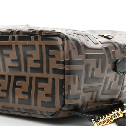 Fendi Vitello Bi-Color FF 1974 Embossed Mini Backpack Maya Black 10 of 10