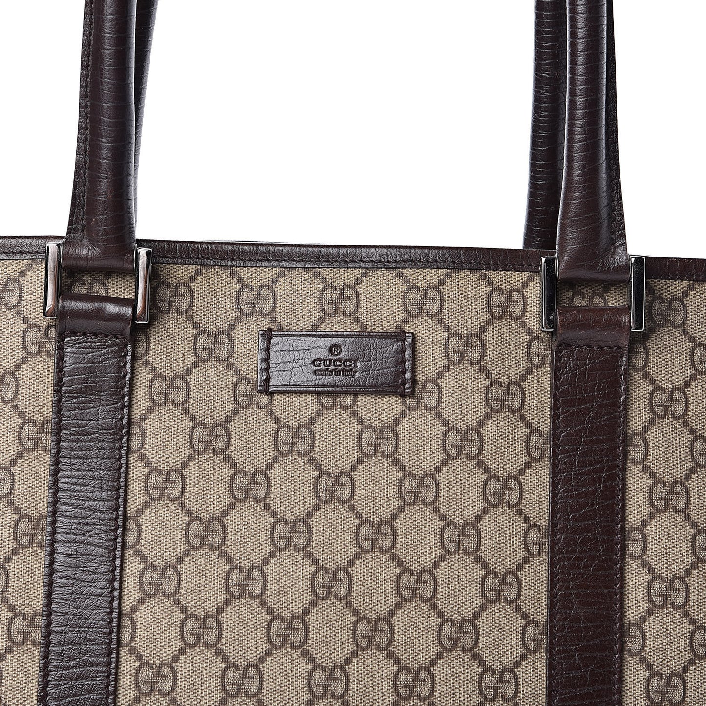 GG Plus Monogram Medium Joy Tote Brown