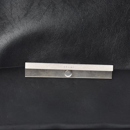 Celine Smooth Calfskin Blade Chain Flap Black 9 of 17