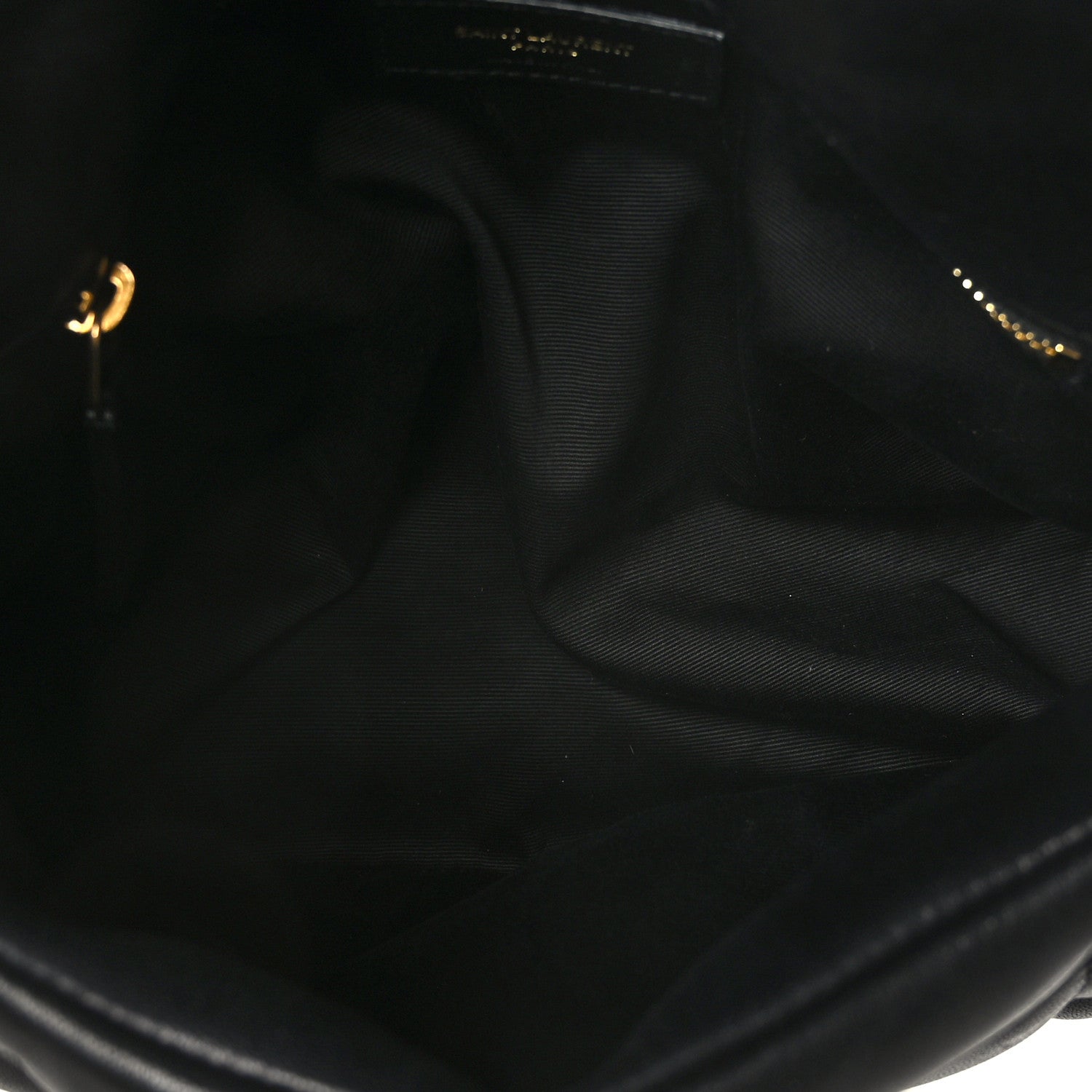 Saint Laurent Lambskin Quilted Small Loulou Puffer Monogram Chain Satchel Black 4 of 8
