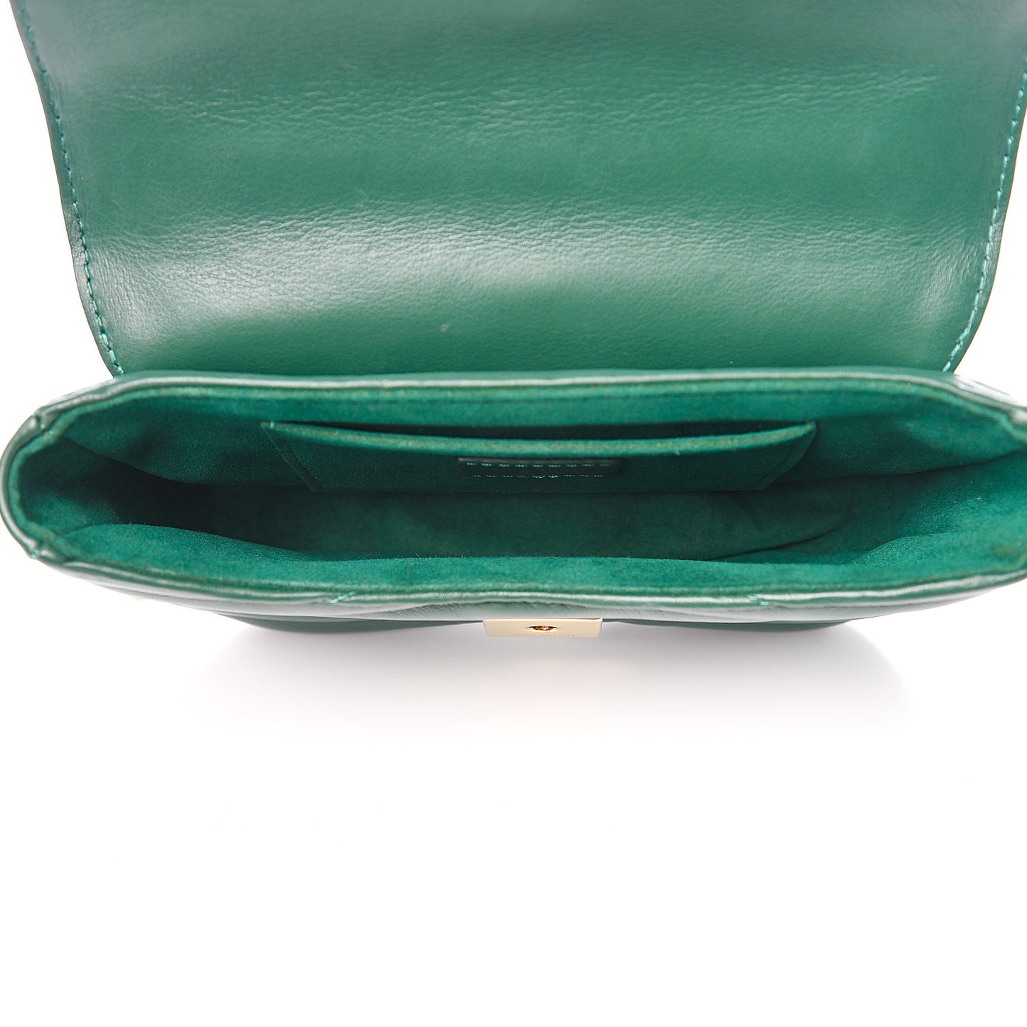 Calfskin New Wave Chain PM Emerald