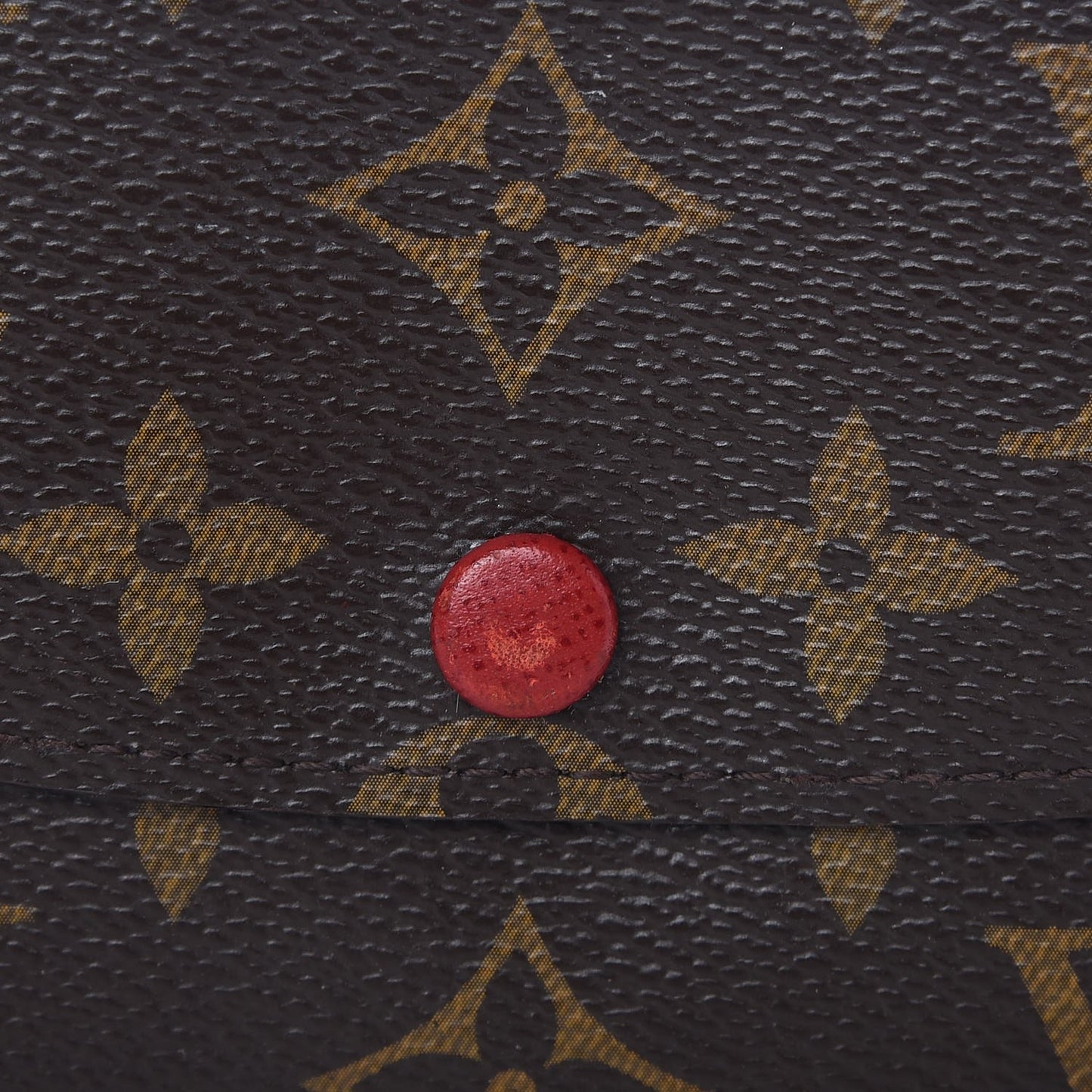 Monogram Emilie Wallet Red
