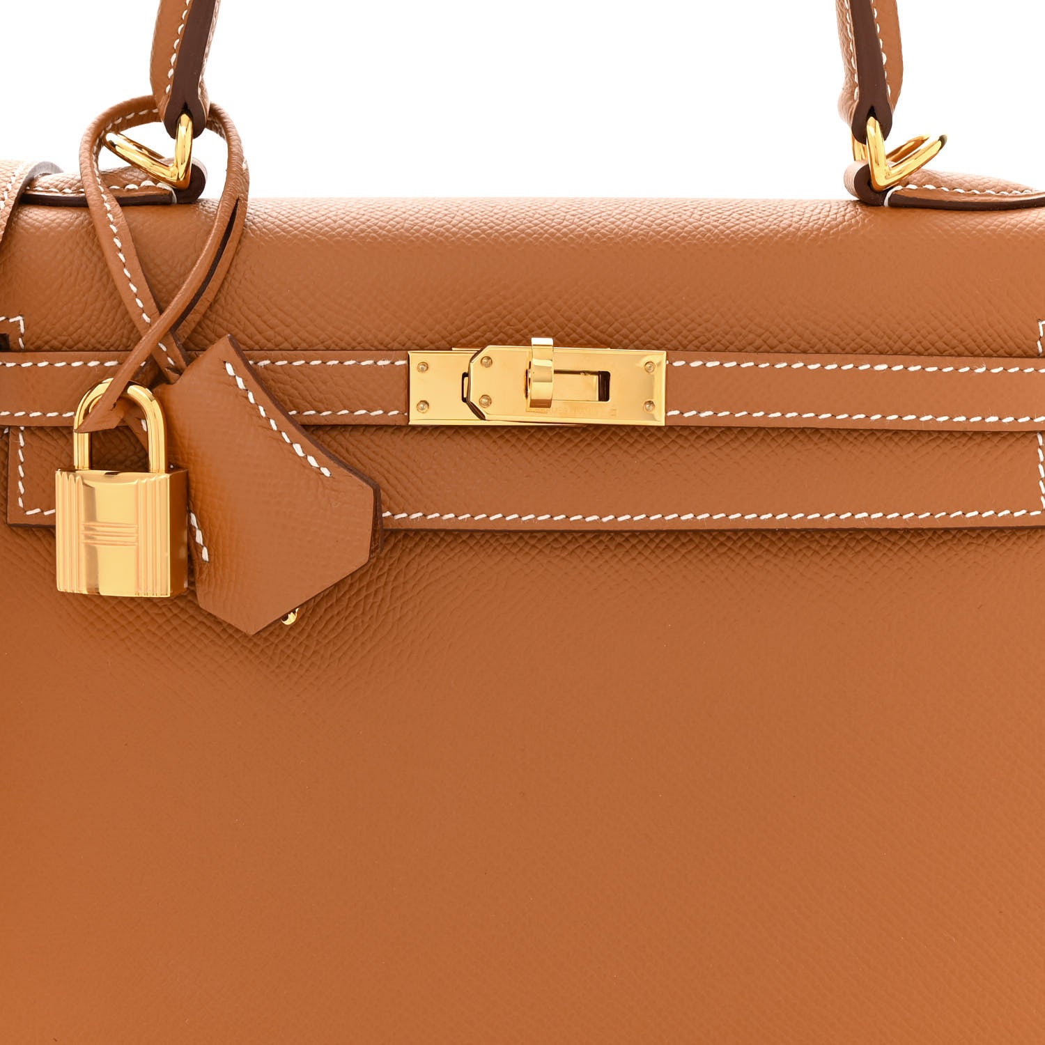 Hermes Epsom Kelly Sellier 25 Gold 8 of 12