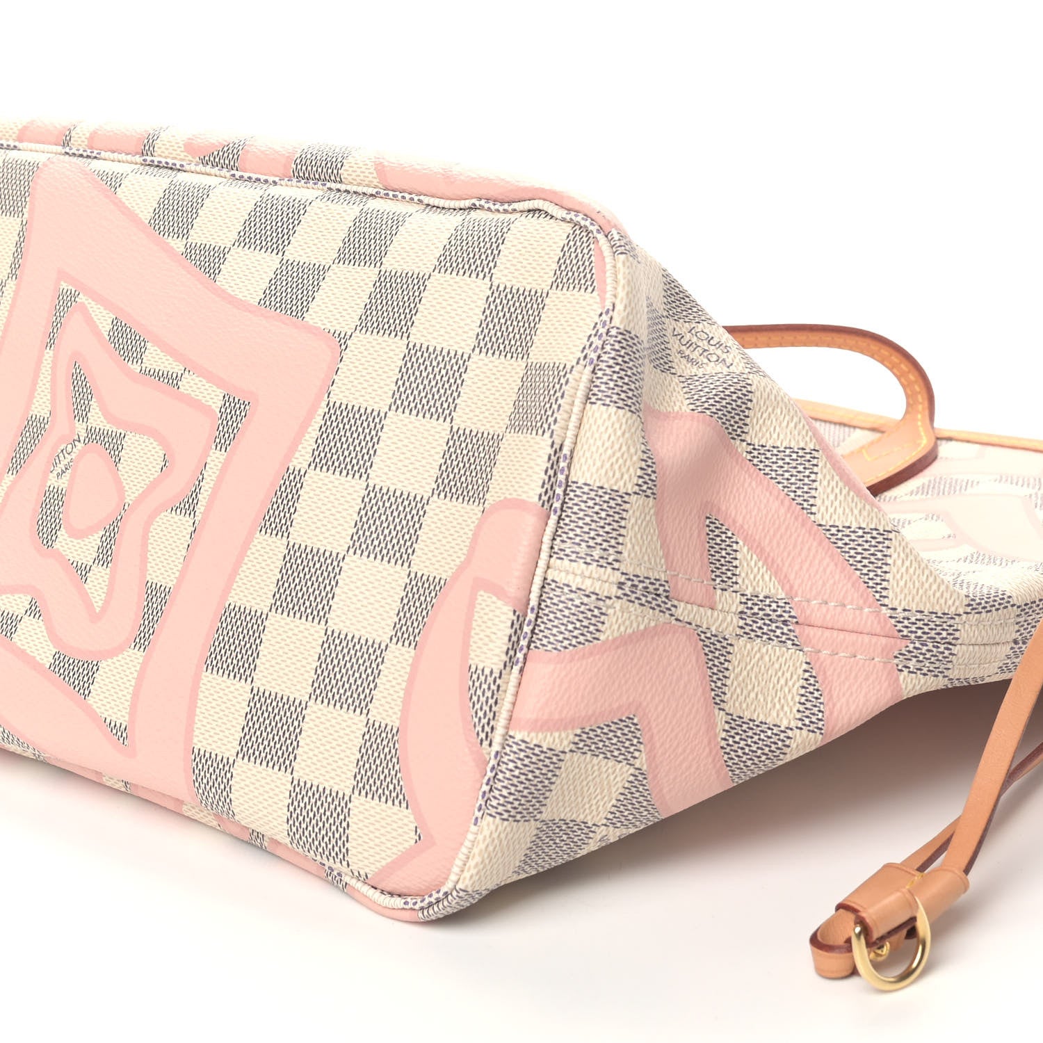Louis Vuitton Damier Azur Tahitienne Neverfull MM 8 of 9