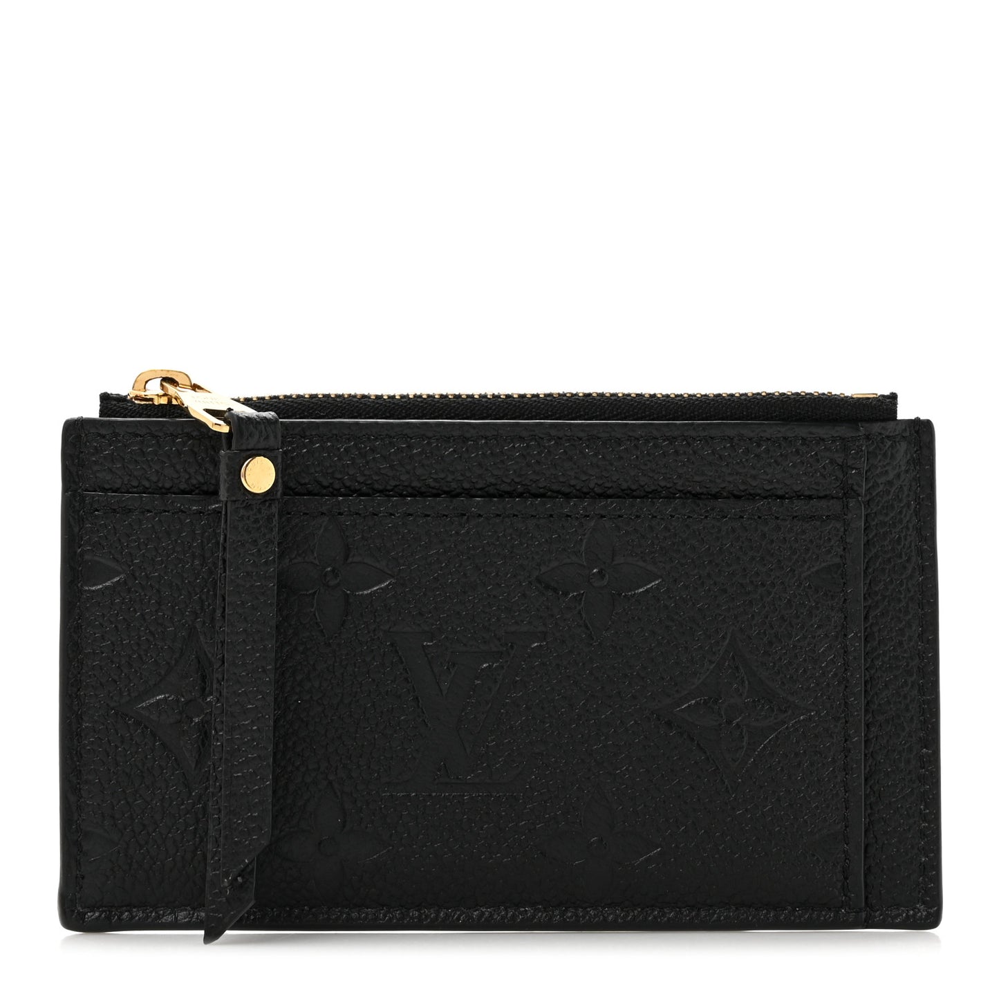 Empreinte Zipper Card Holder Black