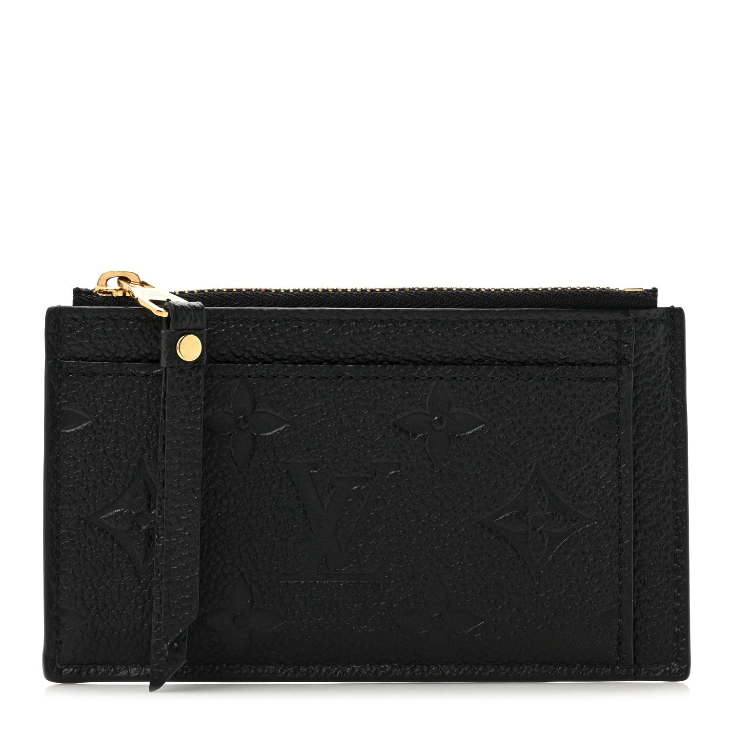 Louis Vuitton Empreinte Zipper Card Holder Black 1 of 7