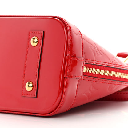 Louis Vuitton Vernis Alma BB Pomme D'Amour 10 of 14