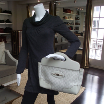 Gucci Guccissima Medium Punch Top Handle Tote 2 of 10