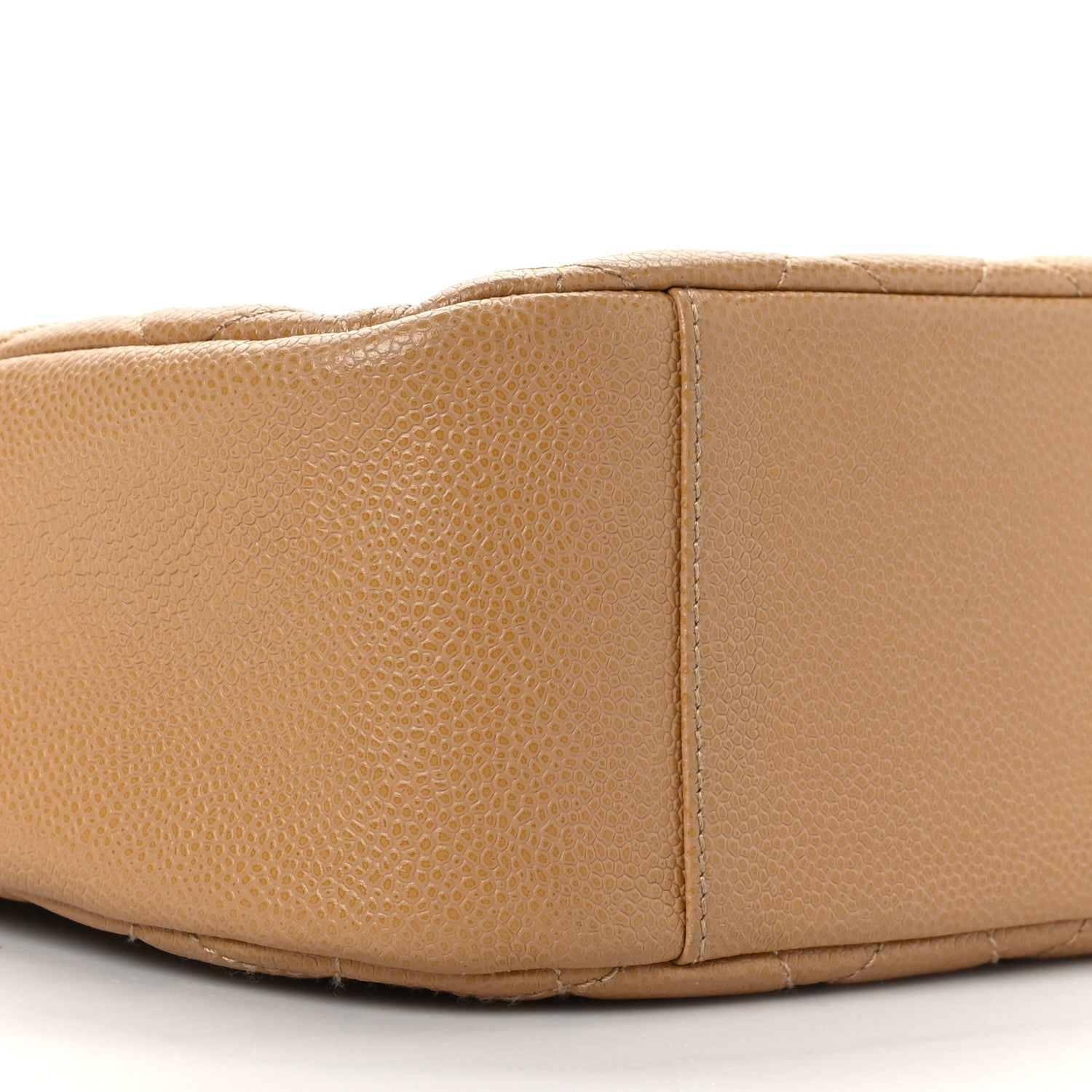 Chanel Caviar Quilted Timeless CC Shoulder Bag Beige 8 of 9