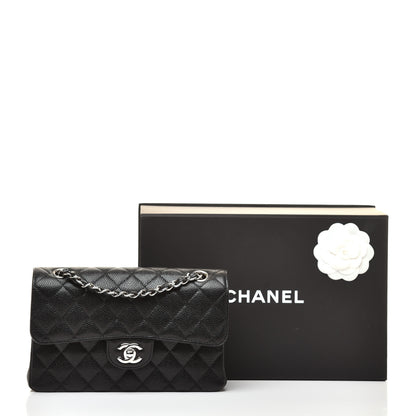 Chanel Caviar Quilted Small Double Flap Black 9 of 9