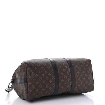 Louis Vuitton Monogram Macassar Keepall Bandouliere 45 4 of 8
