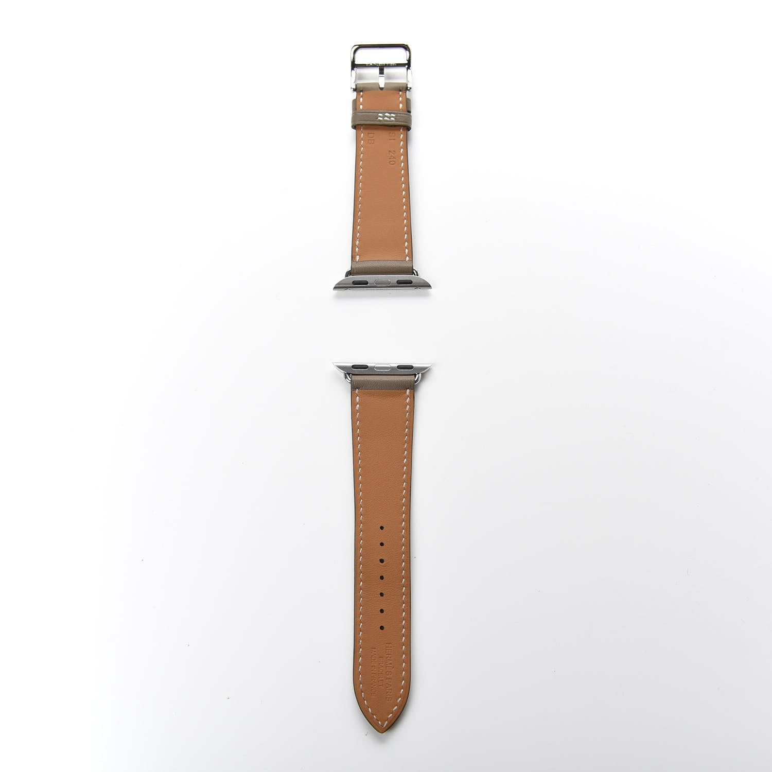 Hermes Swift 38mm Apple Watch Band Etoupe 2 of 6