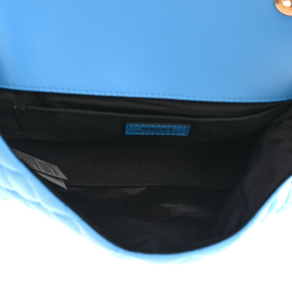 Versace Nappa Quilted Medusa Chain Crossbody Blue 4 of 12