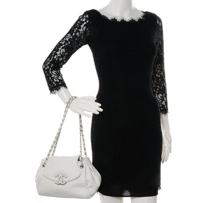 Chanel Lambskin Sensual Medium Flap White 2 of 9