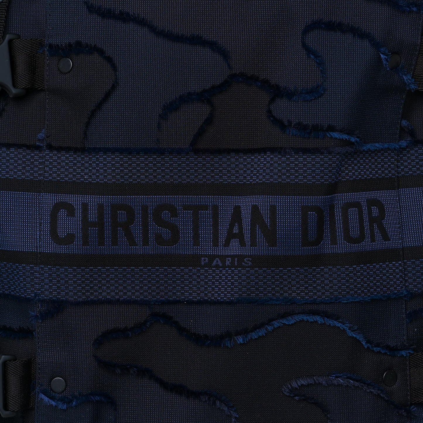 Canvas Embroidered Camouflage Diorcamp Luggage Carry On Navy