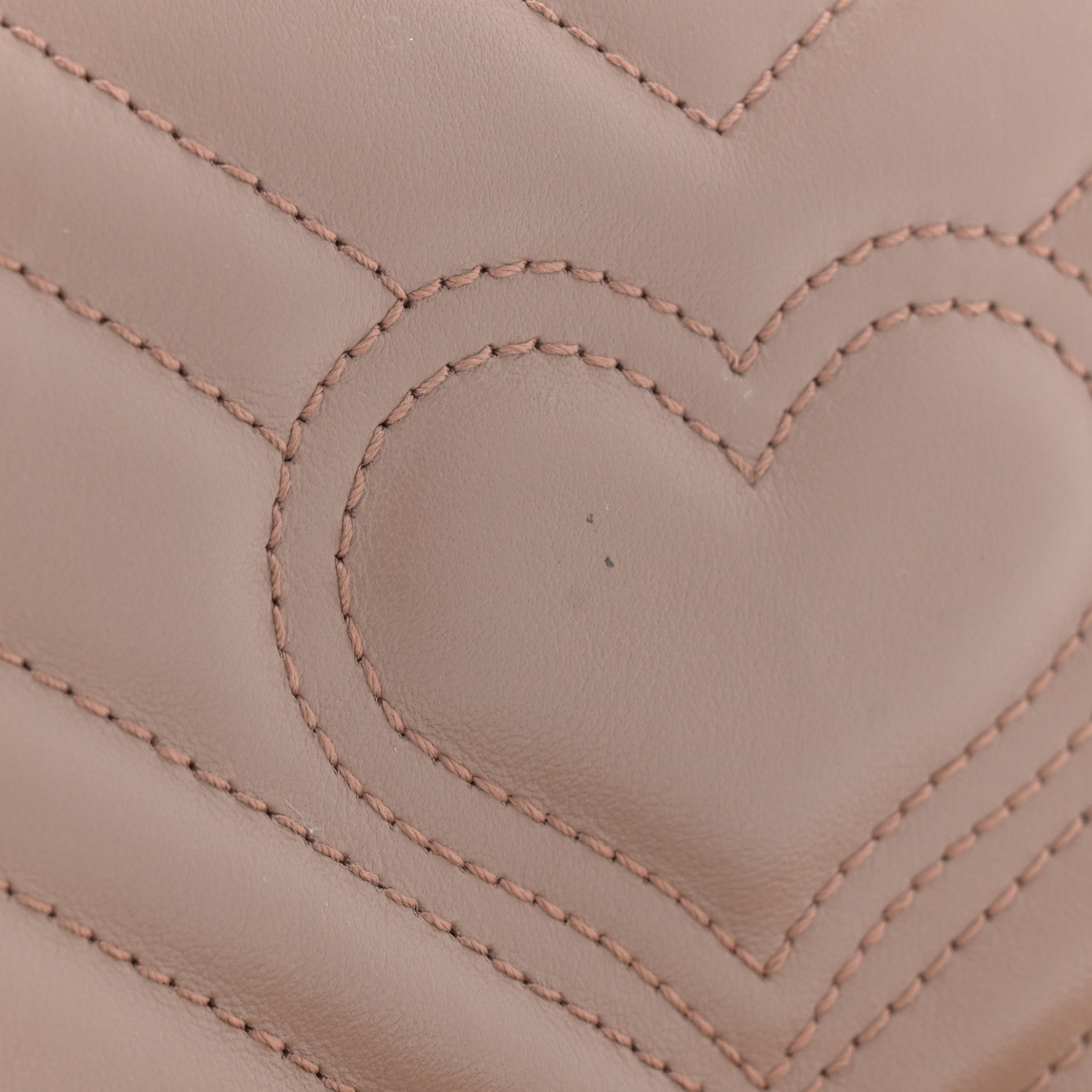 Gucci Calfskin Matelasse Super Mini GG Marmont Shoulder Bag Porcelain Rose 12 of 13